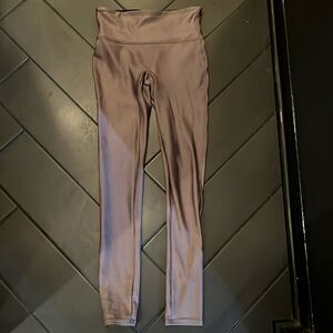 NWOT Spanx Purple Faux Leather Leggings Small